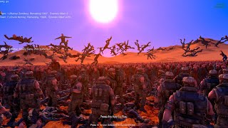 Runner Zombie vs Chuck Norris - Ultimate Epic Battle Simulator screenshot 3