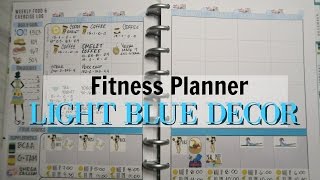 Blue decoration fitness