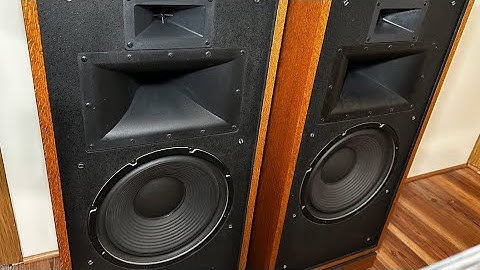 Klipsch Forte II Speakers with Sound Test