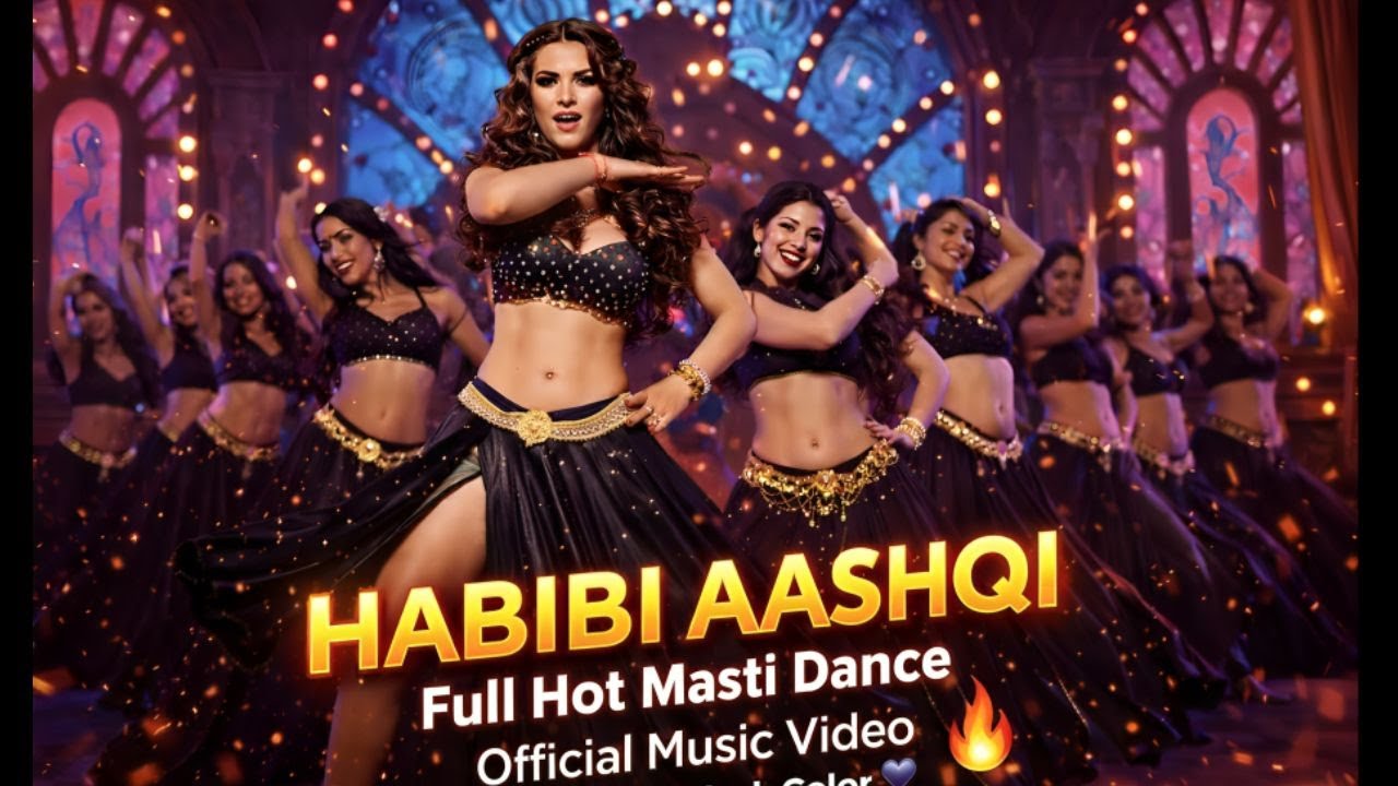 HABIBI AASHQI | Full Hot Masti Dance | Official Music Video | Girls in Black Dress 🔥🖤