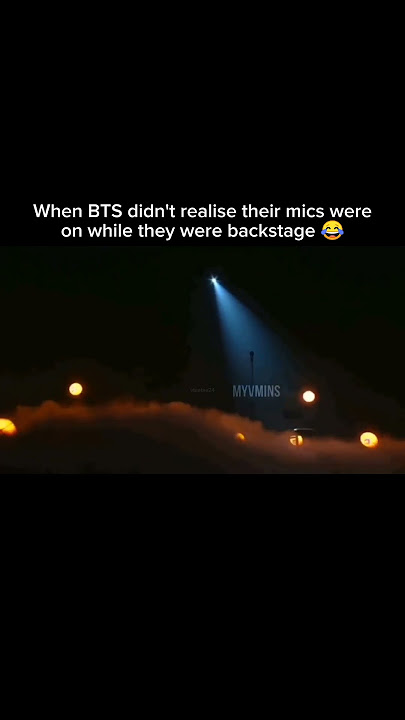 When BTS didn't realise their mics were on while they were backstage 😂 #bts #btsfunny #btsarmy