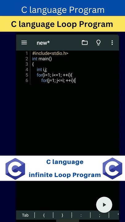 Infinite Loop in C language 🔥⚡⚡ - YouTube