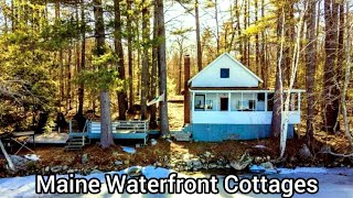 Maine Waterfront Cabin For Sale This Property Not To Be Missed Sebago Golf Course Lake