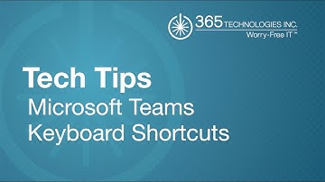 Microsoft Teams Keyboard Shortlist