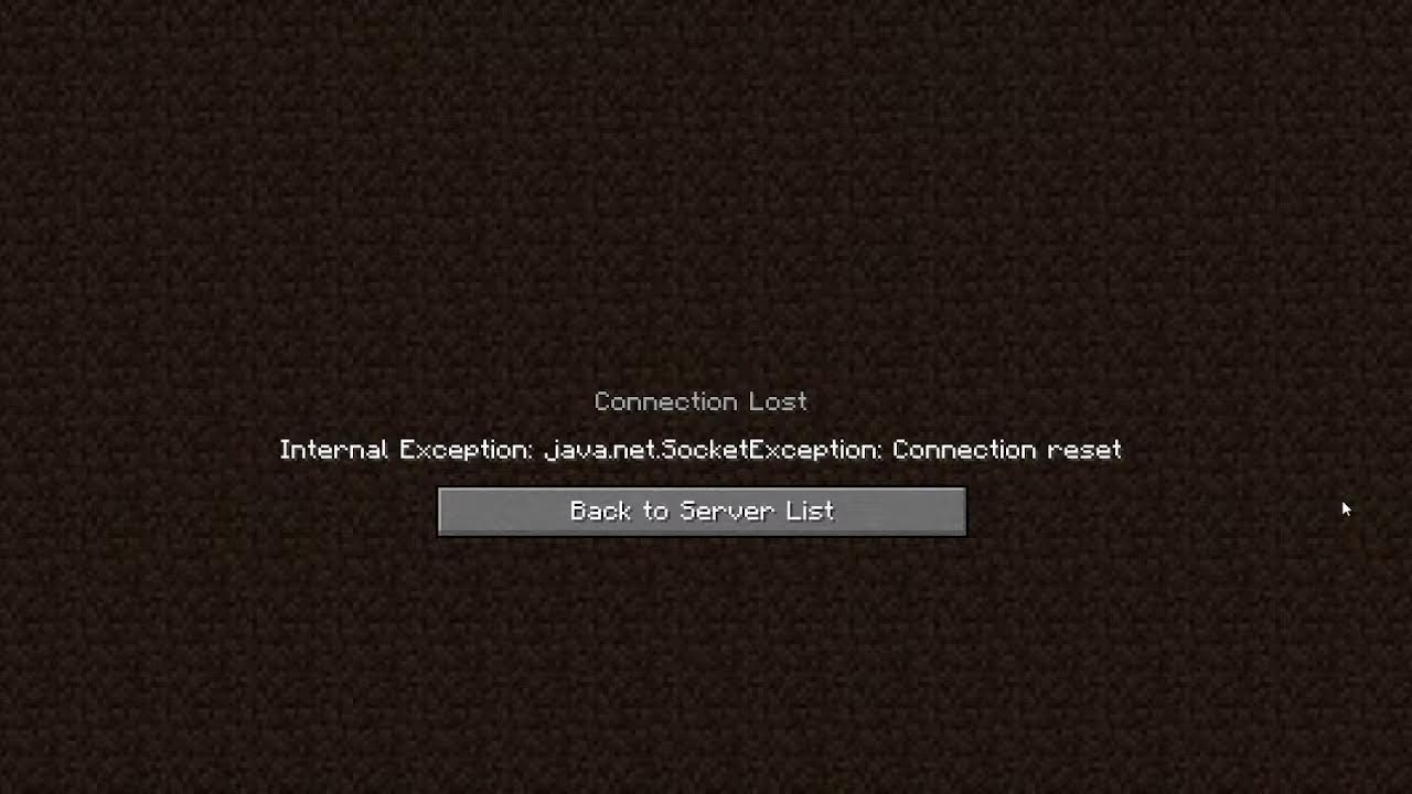 Connection refused minecraft. Майнкрафт ошибка 740.