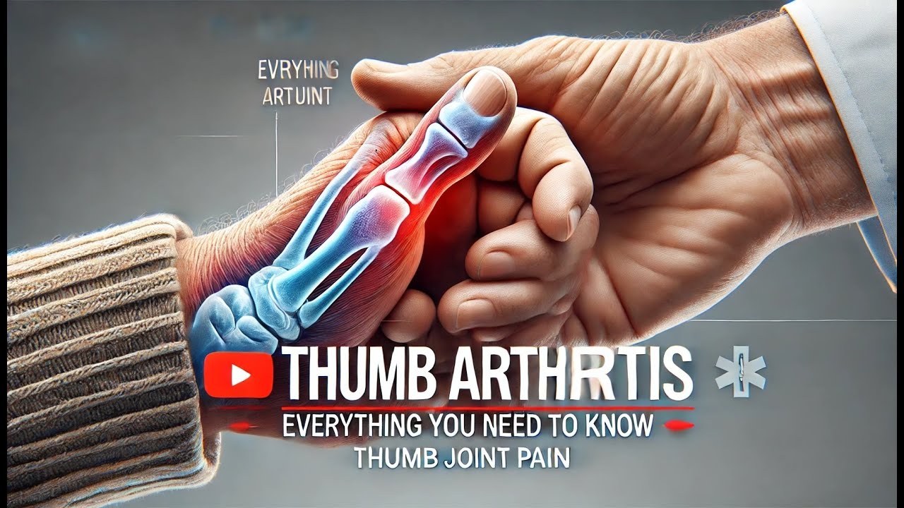 Thumb Arthritis I Everything You Need to know I Thumb Joint Pain l 