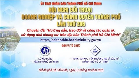 Hướng dẫn, trao đổi về công tác quản lý, sử dụng nhà chung cư 2025