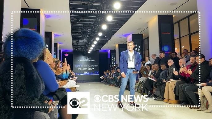 Cbs New York S John Dias Takes Part In Blue Jacket Fashion Show