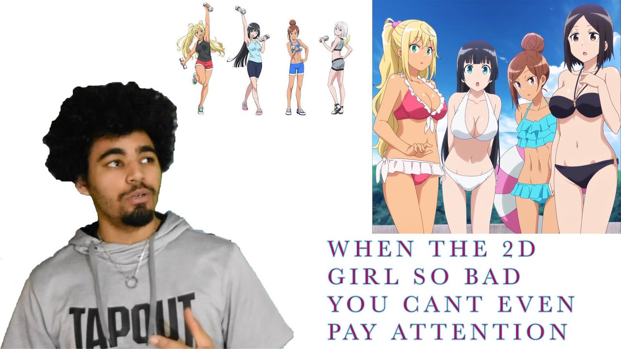 Let 2D Girls Make You Buff!! How Many Kilograms Can You Lift In Dumbells (Workout Wednesday