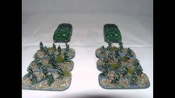 Dropzone Commander: UCM starter Army DLG painted showcase