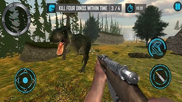 Real Dino Hunter Fps Shooter Android ios Gameplay - Dinosaur game - Dinosaur Planet Gaming #65