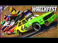 NASCAR Legends Attack HALFPIPE Track! | Wreckfest