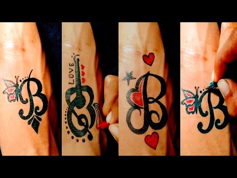 70 Letter B Tattoo Designs Ideas and Templates  Tattoo Me Now