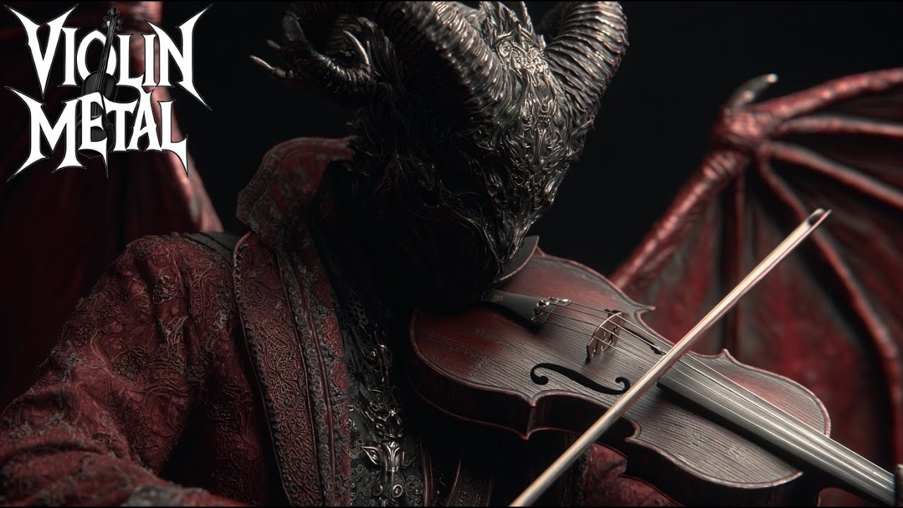 A Violin Melody Written in Metal Lightning Now 🎻⚔️🔥
