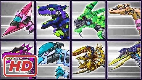 Dino Robot Corps Recolor #3: 8 Dinosaurs | Eftsei Gaming