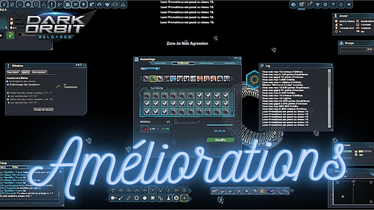 [FR] DARK ORBIT TUTO  | LES AMÉLIORATIONS 🔝