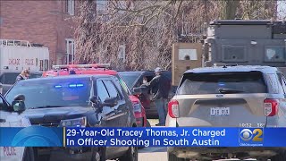 Tracey Thomas Jr., 29, Charged In Shooting Of CPD Officer In South Austin