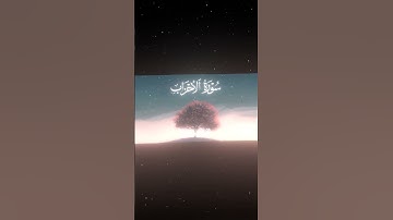 سورة الأحزاب|56|القارئ:#محمد_اللحيدان #قران #quran #راحة_نفسية #قران_كريم #تلاوة_هادئة ##تلاوة_خاشعة