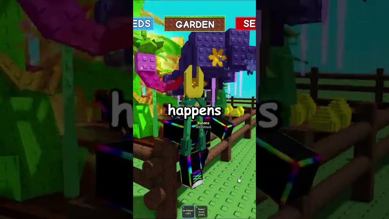 What Happens When You RECLAIM A SUPER SEED In Grow Garden Roblox 