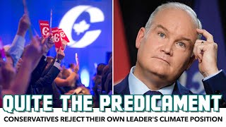 Conservatives Reject Their Own Leader's Climate Position