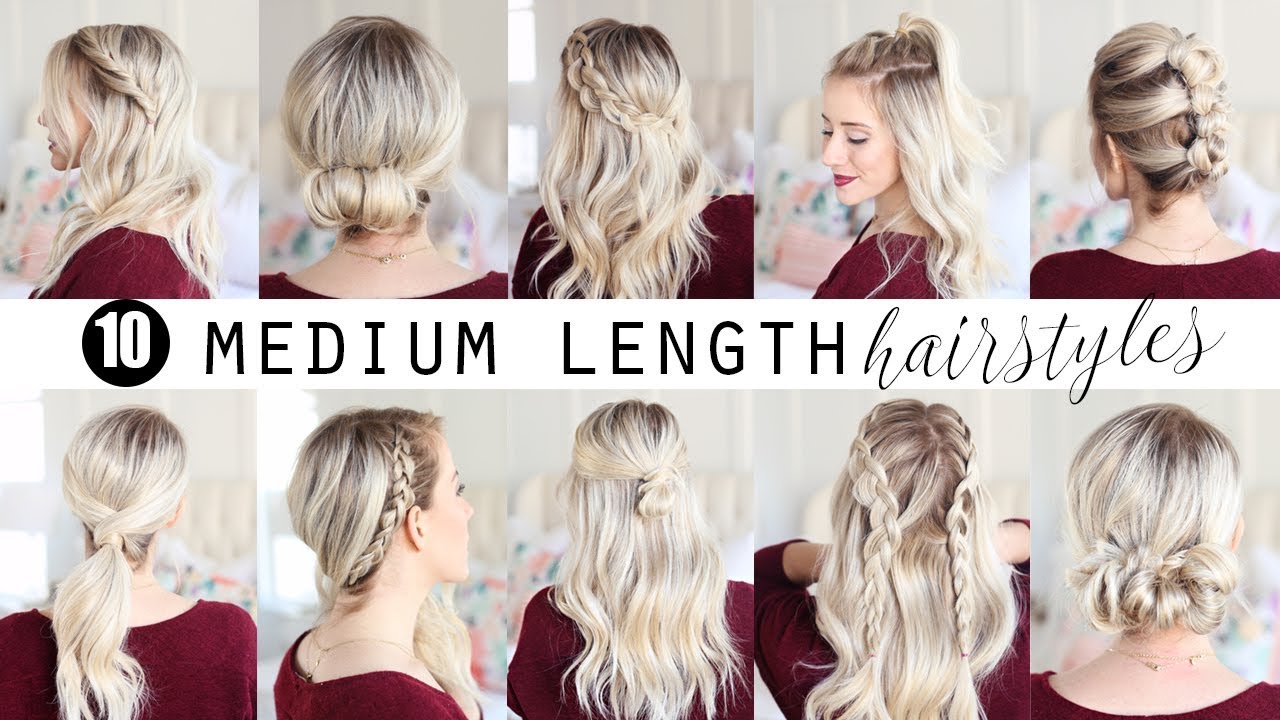 Cute Hairstyles for Thin Hair: Thick Braid & Milkmaid Updo - YouTube