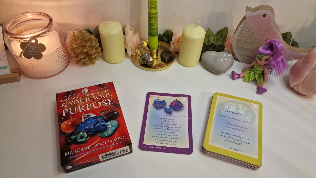 GEMSTONE GUARDIAN CARDS AND YOUR SOUL PURPOSE , SILENT FLIP THROUGH , MARGARET ANN LEMBO
