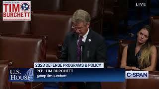 Rep. Burchett opposes Democrats' sneaky NDAA art in embassies amendment