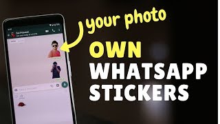 Guide on how to make whatsapp stickers with your photos. sticker
creation is very simple and there are verious applications do that.
after watchi...