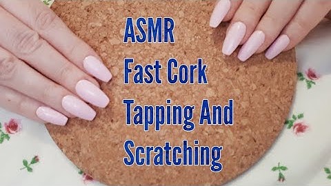 ASMR Fast Cork Tapping And Scratching(Lo-fi)No Talking After Intro