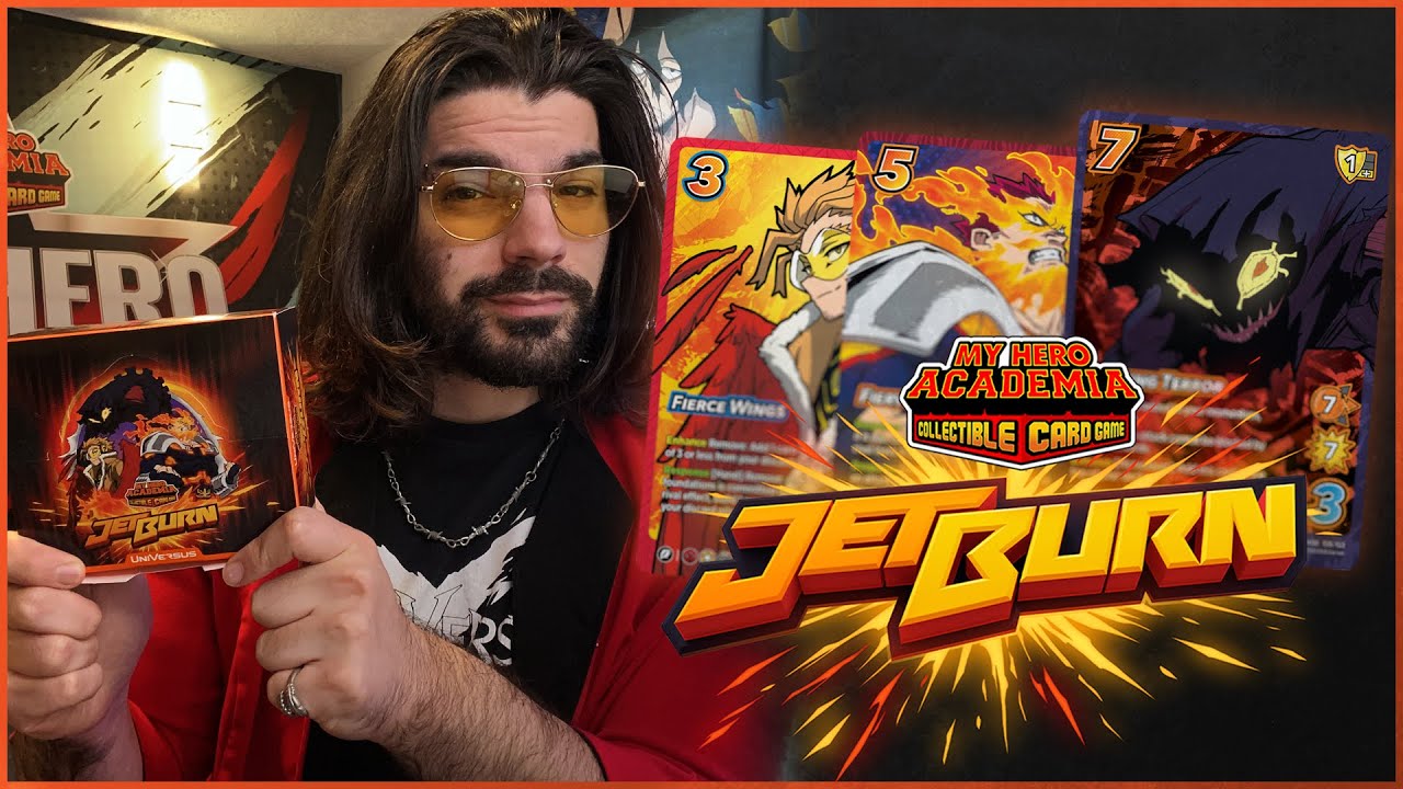 my hero academia jet burn booster box My Hero Academia Collectible Card Game Set 6: Jet Burn Booster Display : Toys & Games