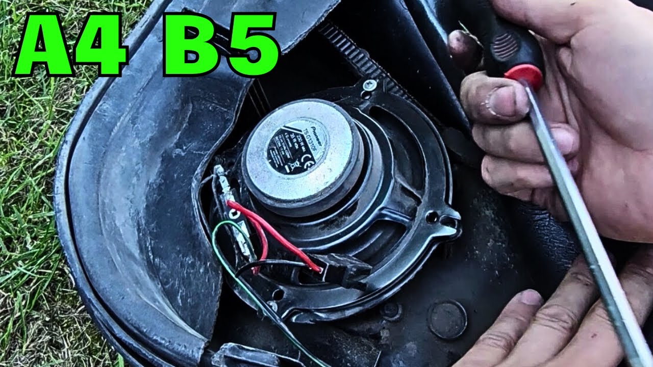 Wymiana Głośników Audi A4 B5 - Szybki Poradnik - YouTube