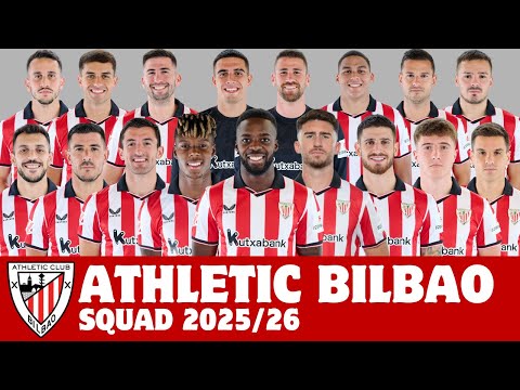 تشكيلة أتلتيك بلباو الكاملة لموسم 2025 26 نادي أتلتيك بلباو 