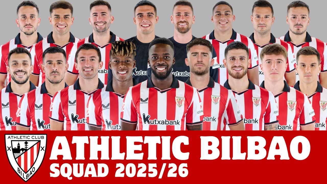 Полный состав «Атлетик Бильбао» на сезон 2025/26 | Athletic Club | FootWorld