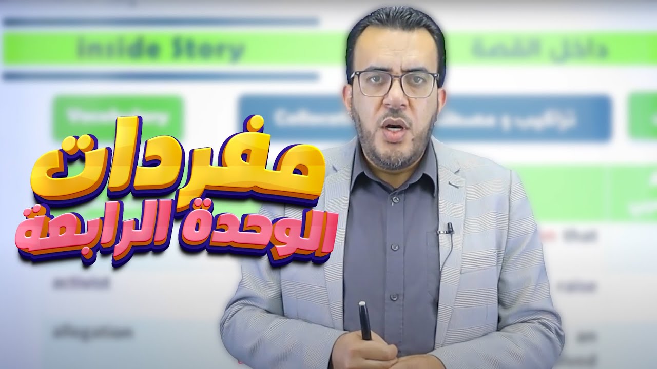 تراكيب ومصطلحات-Collocations(مفردات-الوحدة الرابعة) / لجيل 2008 || توجيهي (إنجليزي) مع أ. عمر ملكاوي