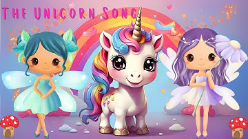 Unicorn & Fairy Kids Song | Sing Along Kids Music | Nursery Songs For Kids Karaoke Lyrics