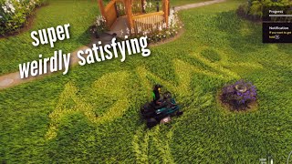 ASMR | Is this the most satisfying game of 2022? 😵 Lawn Mowing Simulator screenshot 2
