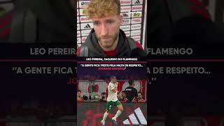 LEO PEREIRA DETONA PAULINHO APÓS JOGO ENTRE FLAMENGO E PALMEIRAS