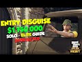 GTA Online Cayo Perico Heist Big Con Disguise SOLO Elite Challenge Stealth Guide - $1,763,012
