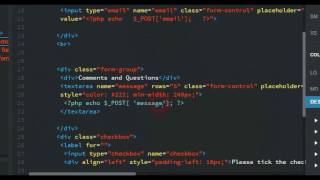 Bootstap Studio and PHP