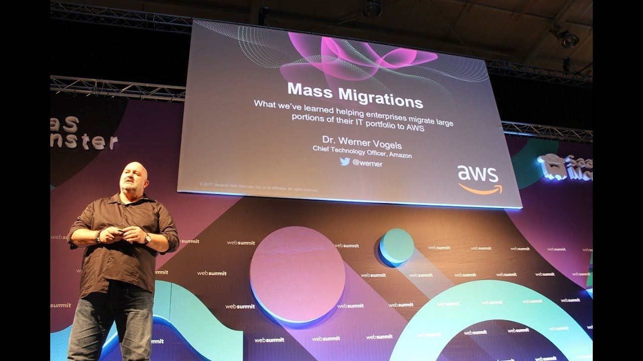 Werner Vogels - AWS migrating to the cloud - Web Summit 2017 - YouTube