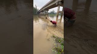 Natural fishing in jamuna river