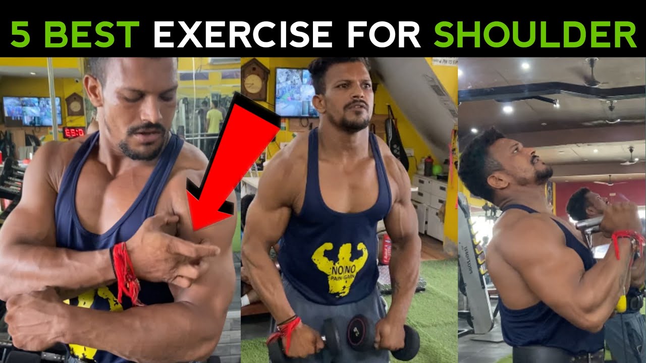 5 Best Exercise For Shoulder | How To Get Bigger Shoulder || - YouTube