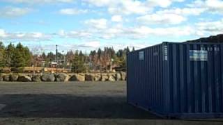 Rail Jam Construction in Bend for WinterFest