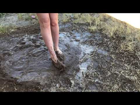 BAREFOOT IN MUD ASMR (No Talking)