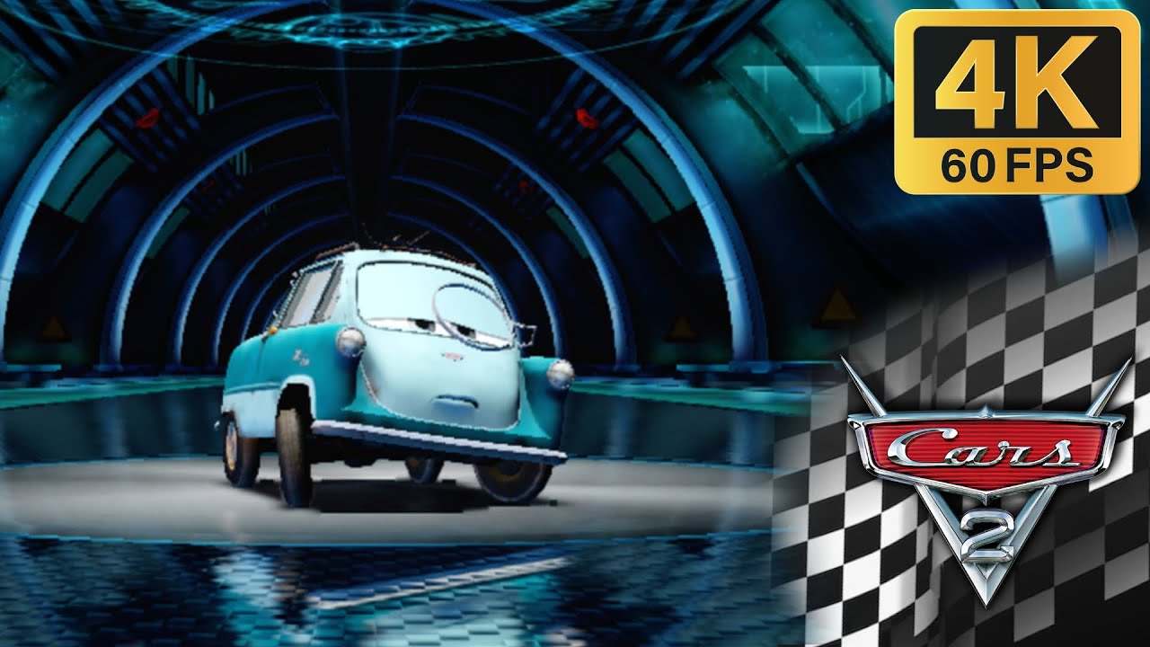 Professor Z racing in Hyde Tour - Cars 2: The Video Game