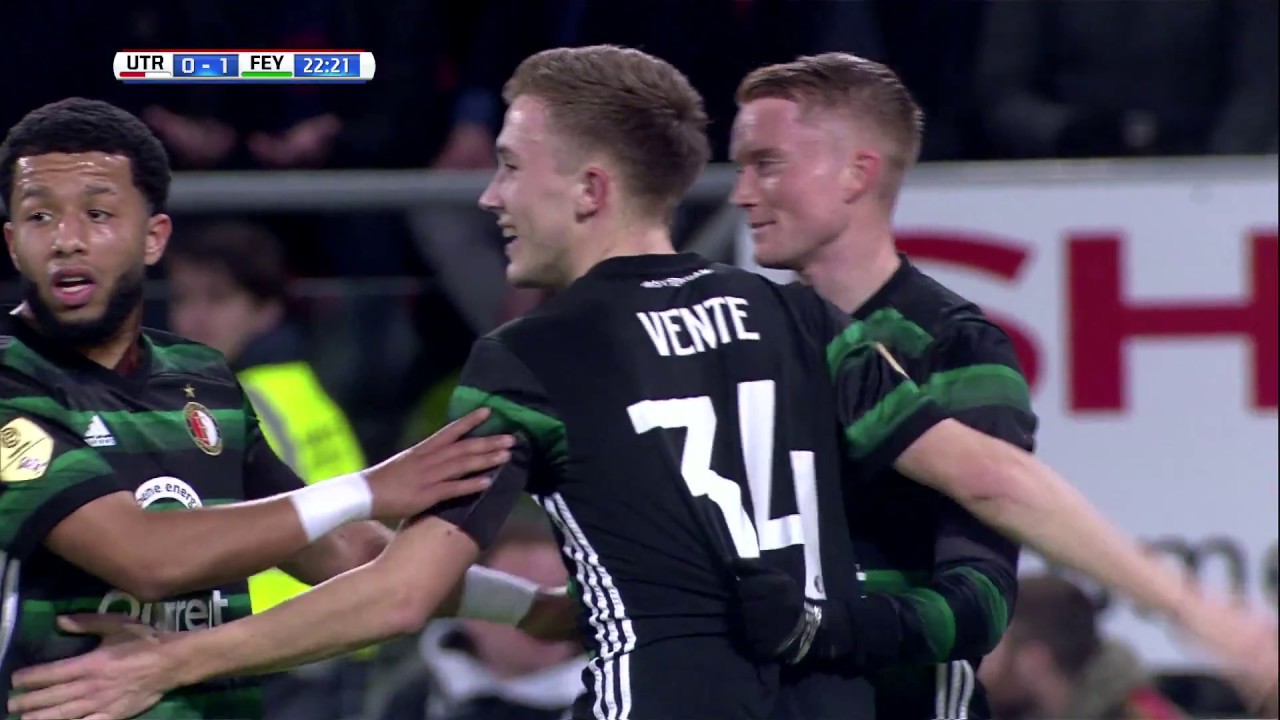 Утрехт - Фейеноорд 1:1 видео