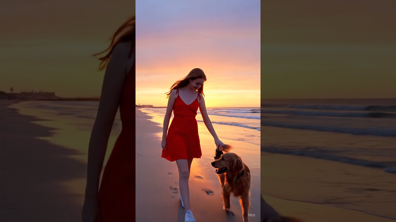 Golden Hour Walk in the Garden 🌿✨ 