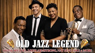 Vintage Old Jazz Memories Of 50s 60s 70s | Frank Sinatra, Louis Armstrong, Nat King Cole