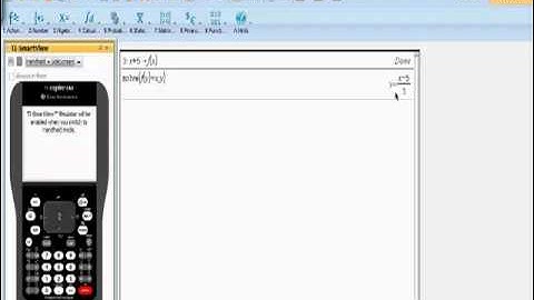 How to use your Ti-Nspire CAS to find inverse functions