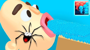 Satisfying Mobile Game Tall Man Run, Shaman Run, Number Master, Snake Run Race TikTik ASMR Video